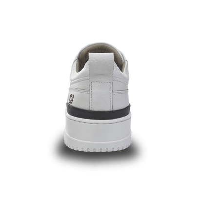 Off-Square duurzame witte unisex sneaker met witte logo