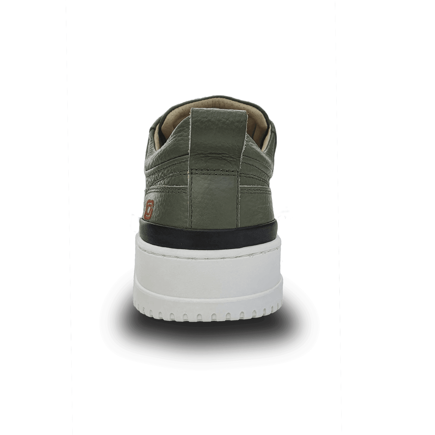 Off-Square duurzame groene unisex sneaker met witte logo
