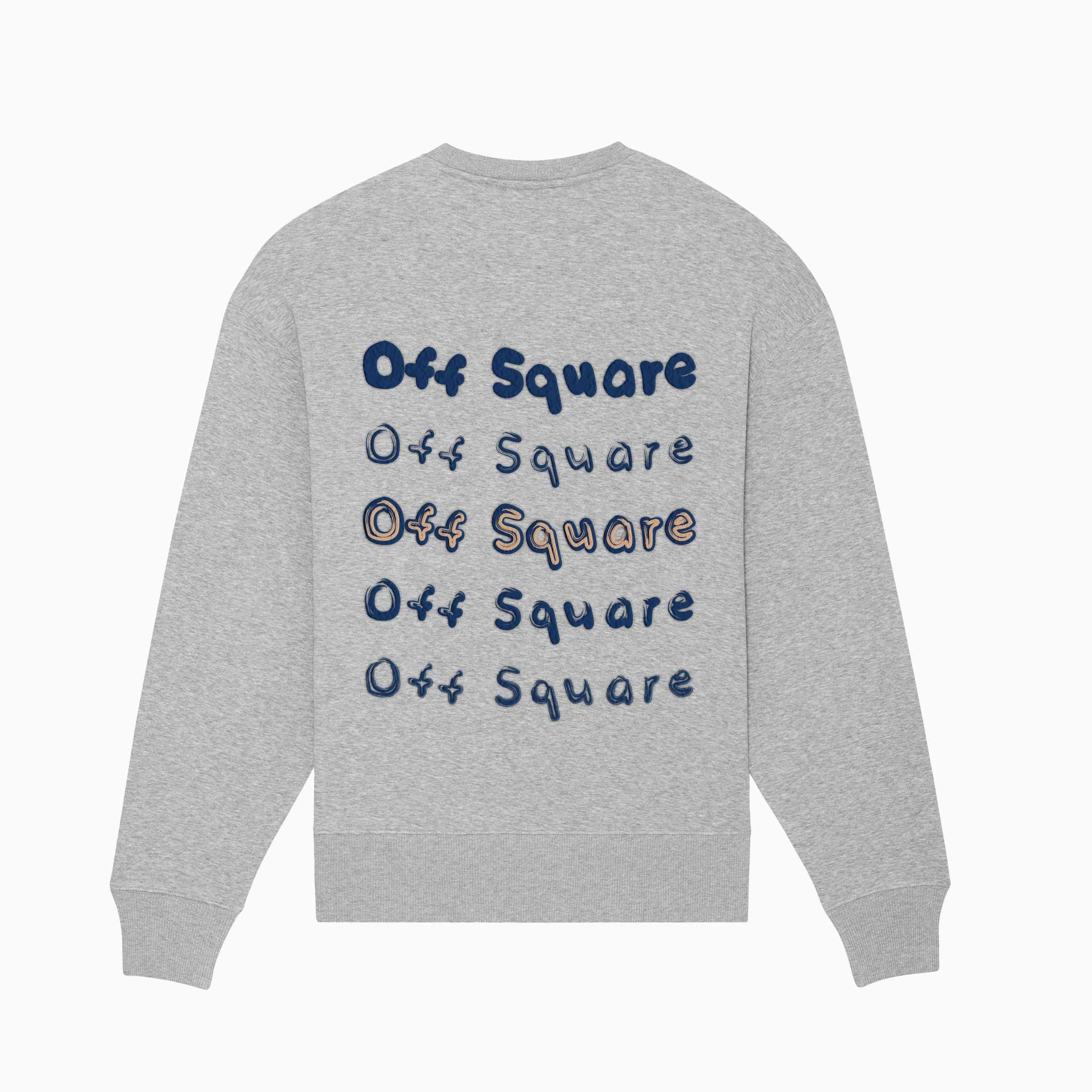 Unisex Sweater with Off Square Logo Multi